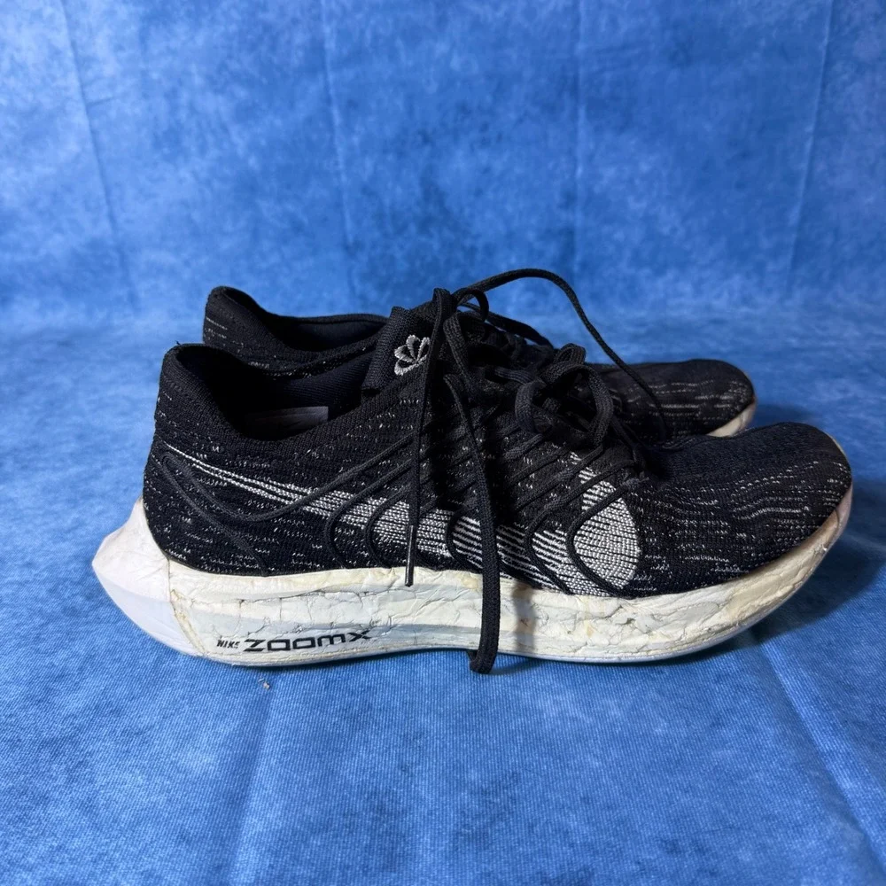 Nike Pegasus Turbo Next Nature Mens 9.5 Running Shoes Black DM3413-001 ZoomX